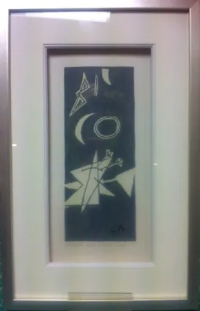 Lithographie Braque - Ciel gris