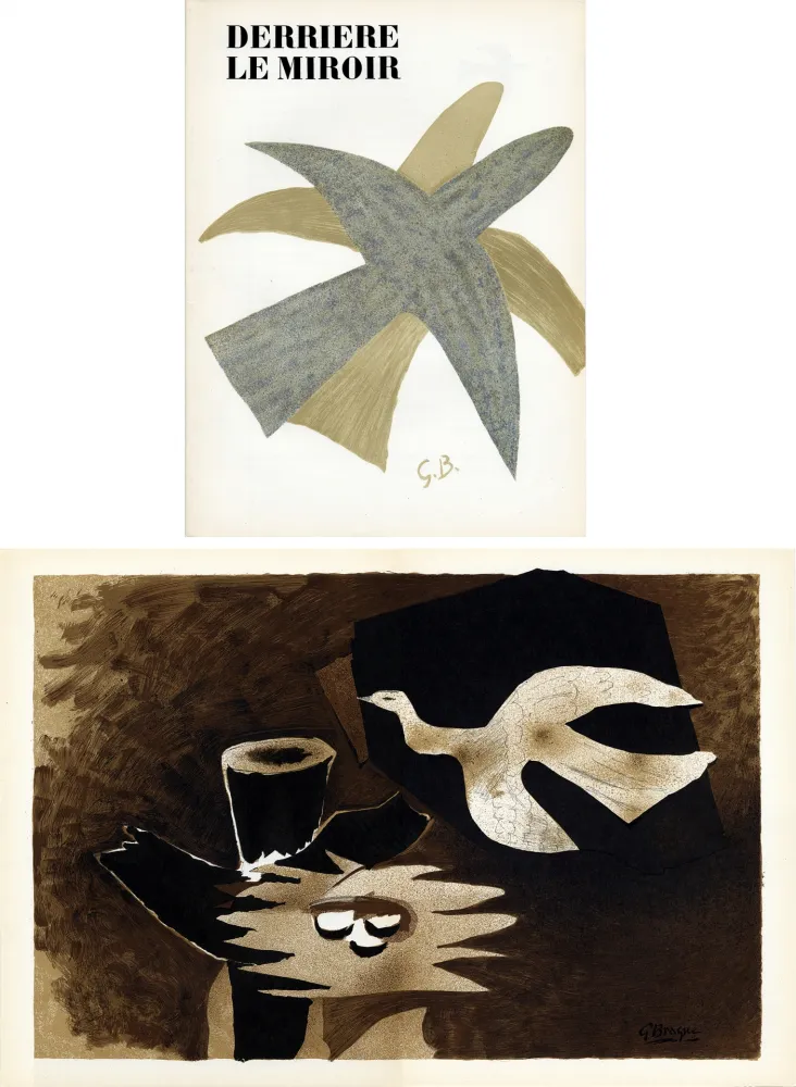Illustriertes Buch Braque - DERRIÈRE LE MIROIR N° 85-86. BRAQUE. Avril-mai 1956.