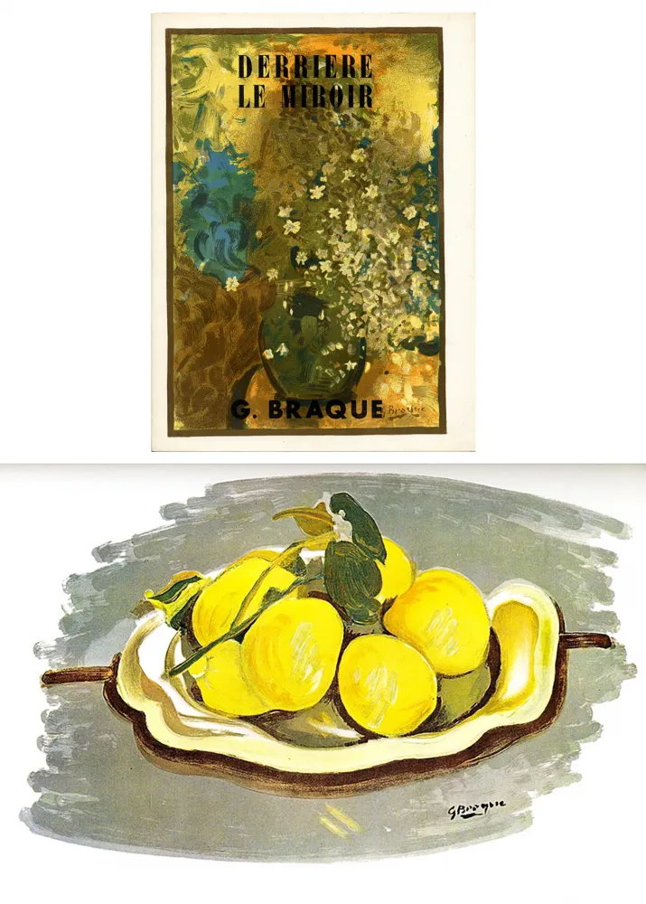 Illustriertes Buch Braque - DERRIÈRE LE MIROIR N°48-49. G. BRAQUE. Juin 1952.