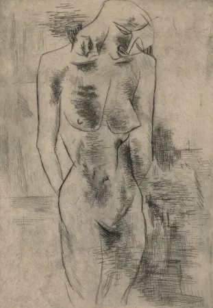 Stich Braque - Etude de nu