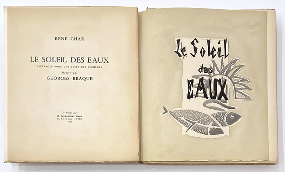 Illustriertes Buch Braque - Le soleil des eaux