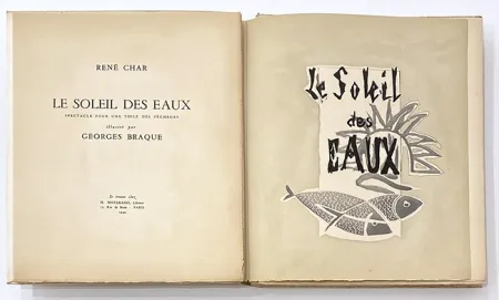 Illustriertes Buch Braque - Le soleil des eaux