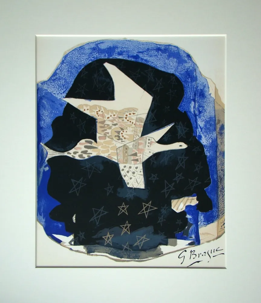Lithographie Braque - Les étoiles