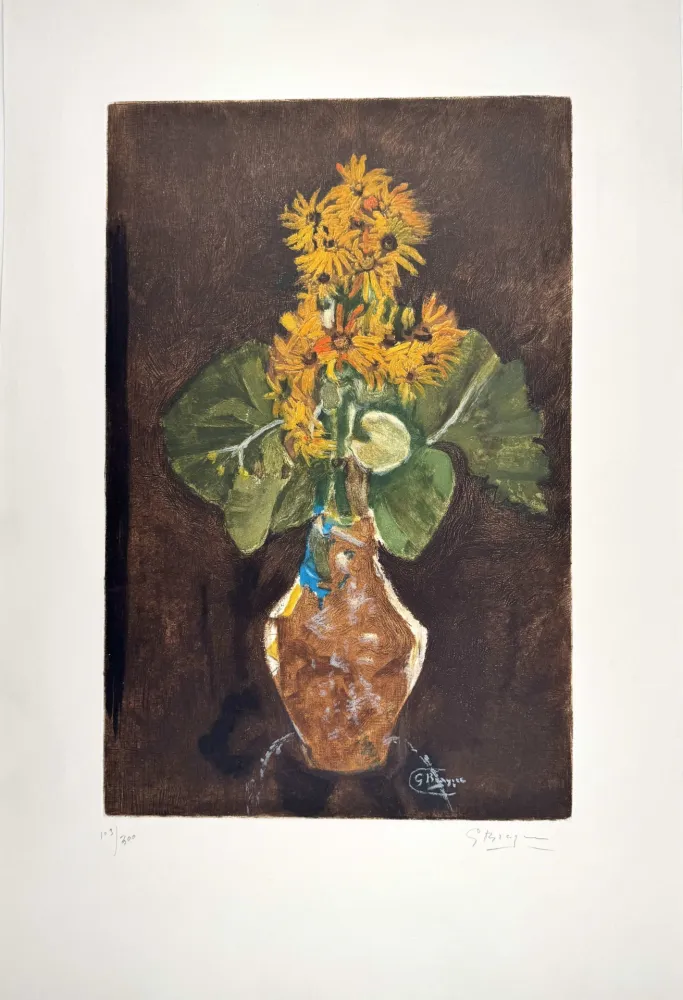 Radierung Und Aquatinta Braque - Les Marguerites 