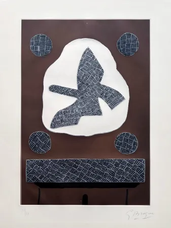 Radierung Und Aquatinta Braque - L'oiseau de passage