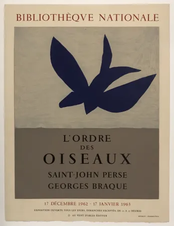 Stich Braque - L'Ordre des Oiseaux