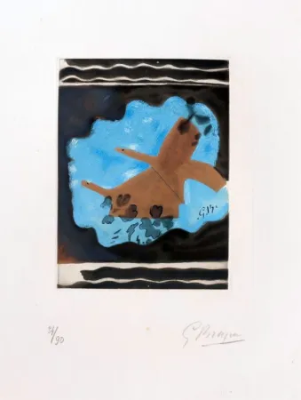 Radierung Braque - Migration 