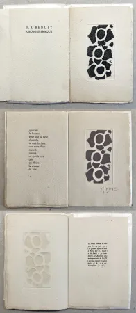 Illustriertes Buch Braque - P.A.B. NÉ LE. Avec une gravure de Georges Braque (1957)