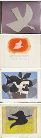Illustriertes Buch Braque - Saint-John Perse. L'ORDRE DES OISEAUX. 9 eaux-fortes en couleurs de Georges Braque (1962)