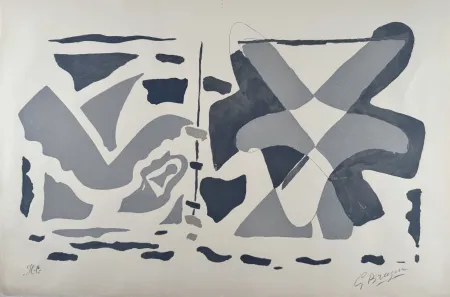 Holzschnitt Braque - Si je mourais là-bas 