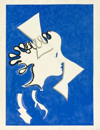 Holzschnitt Braque - Si je mourrai là bas