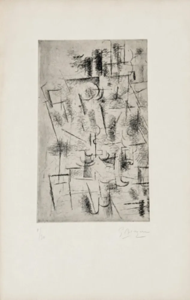 Stich Braque - Still Life with Glass