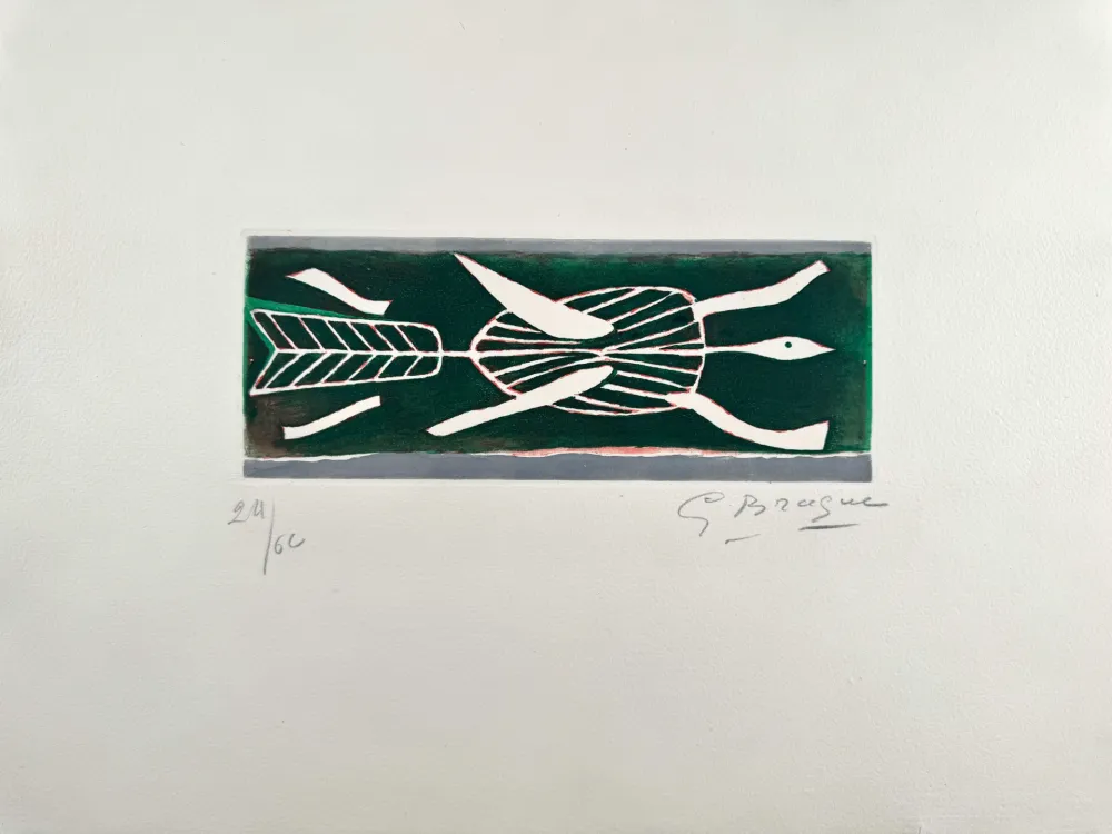 Radierung Braque -  Thalassa I 