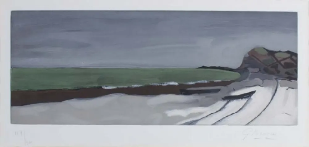 Radierung Und Aquatinta Braque - Varengeville,1955