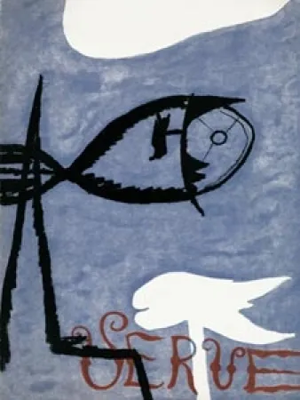 Illustriertes Buch Braque - VERVE VOL. I n° 2. (Couverture de G. Braque)