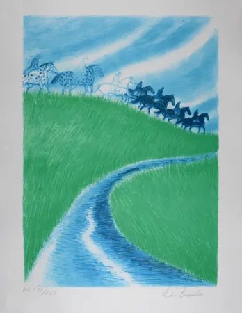 Lithographie Brasilier - Natura Nostra, 1990 - Hand-signed