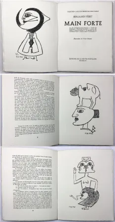 Illustriertes Buch Brauner - Benjamin Péret : MAIN FORTE. Illustrations de Victor Brauner (1946)