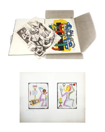 Stich Brauner - BRUNIDOR. Portofolio n° 2: Toyen, V. Brauner, F. Léger, H. Michaux, Hérold, Masson, Hélion (1947-1952)