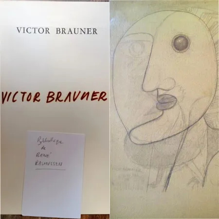 Illustriertes Buch Brauner - L'Attico - Roma, 1964 - Rare catalogue Signée au feutre, Hand signed!