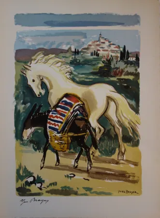 Stich Brayer - Cheval et âne en Provenc