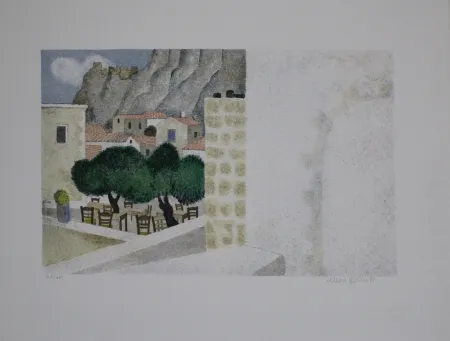 Lithographie Breiter - Monemvasia