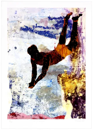 Digitale Druckgrafik Brisson - Le plongeur