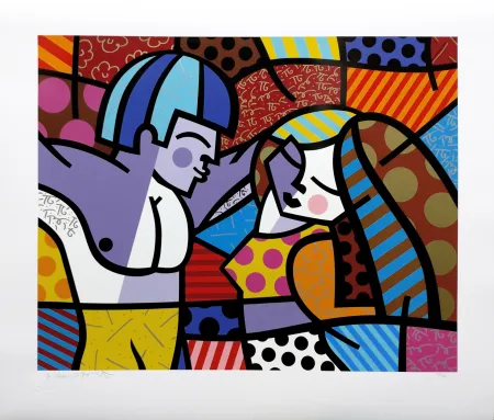 Siebdruck Britto - FIRST LOVE