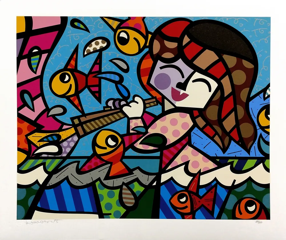 Siebdruck Britto - NEPTUNE'S DAUGHTER