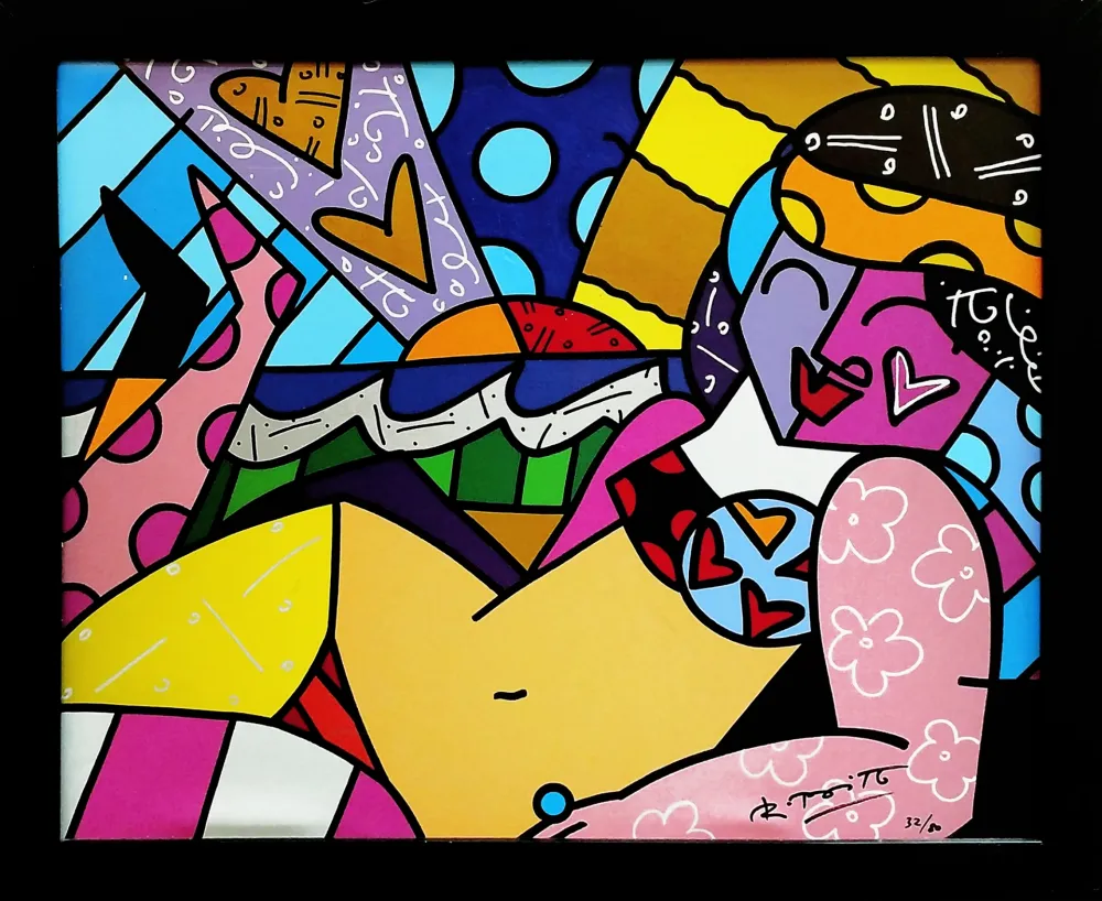 Siebdruck Britto - UNKNOWN (BEACH)