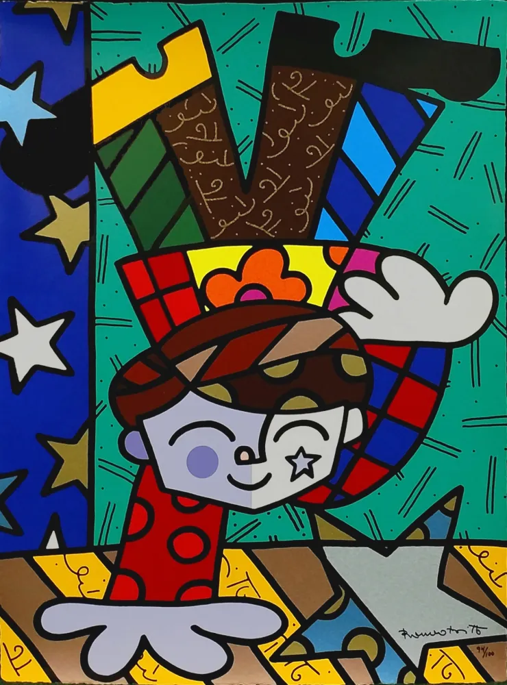 Siebdruck Britto - UPSIDEDOWN TOO