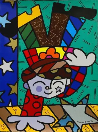 Siebdruck Britto - UPSIDEDOWN TOO