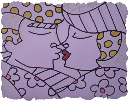 Siebdruck Britto - YOU ARE SO WONDERFUL (PURPLE)