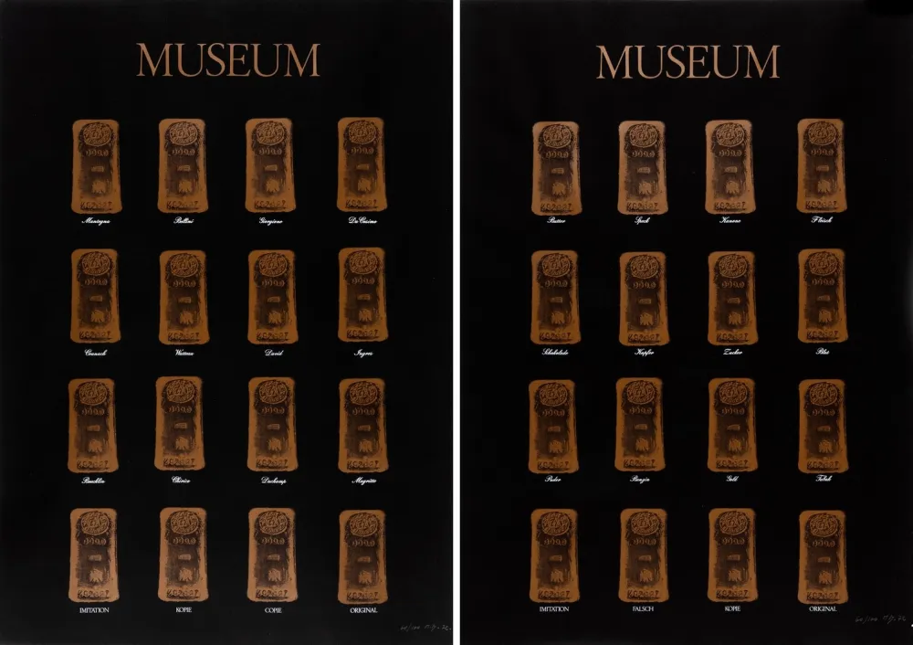 Siebdruck Broodthaers - Museum - Museum