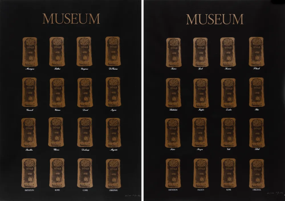 Siebdruck Broodthaers - Museum - Museum