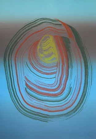 Radierung Broto - Iris 5