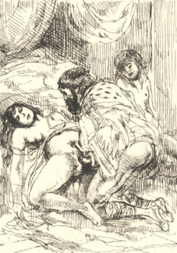 Illustriertes Buch Brouet - Histoire du roi Gonzalve et des douze princesses