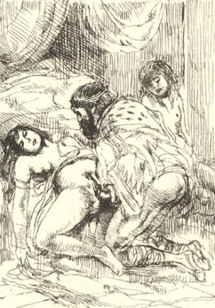 Illustriertes Buch Brouet - Histoire du roi Gonzalve et des douze princesses