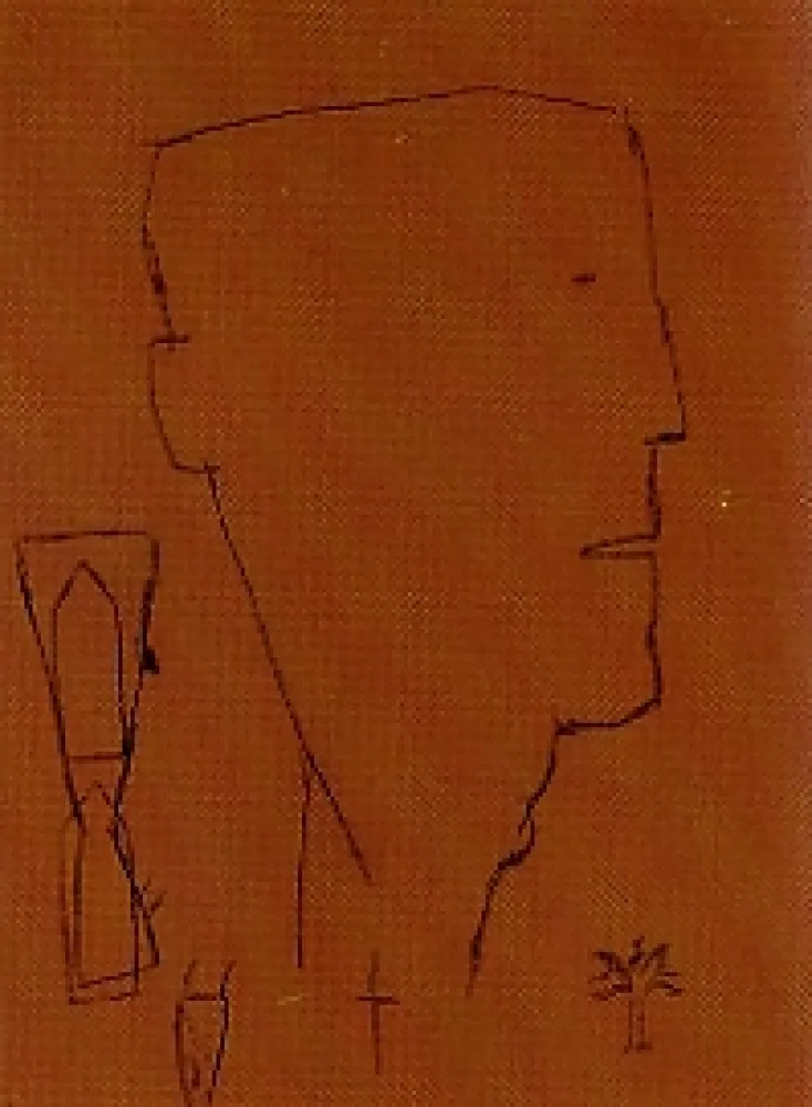 Lithographie Brown - Self portrait 20