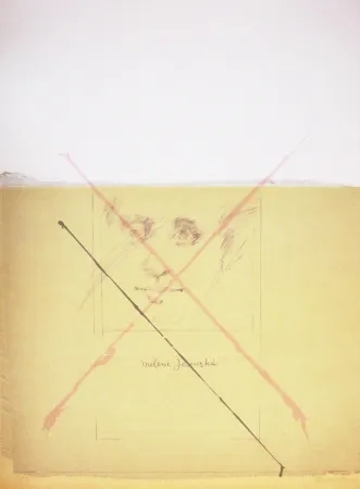 Lithographie Bru - Milena