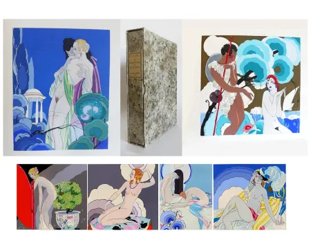 Illustriertes Buch Brunelleschi - Pierre Louÿs : LES AVENTURES DU ROI PAUSOLE. Avec 17 pochoirs hors-texte (Paris 1930)