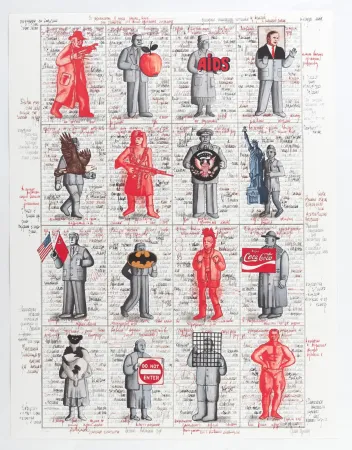 Siebdruck Bruskin -  Portfolio «Aufbruch aus Moskau»