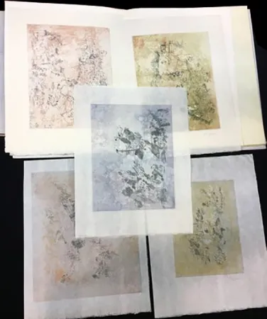 Illustriertes Buch Bryen - Tristan Tzara. VIGIES. 5 eaux-fortes originales (1962).