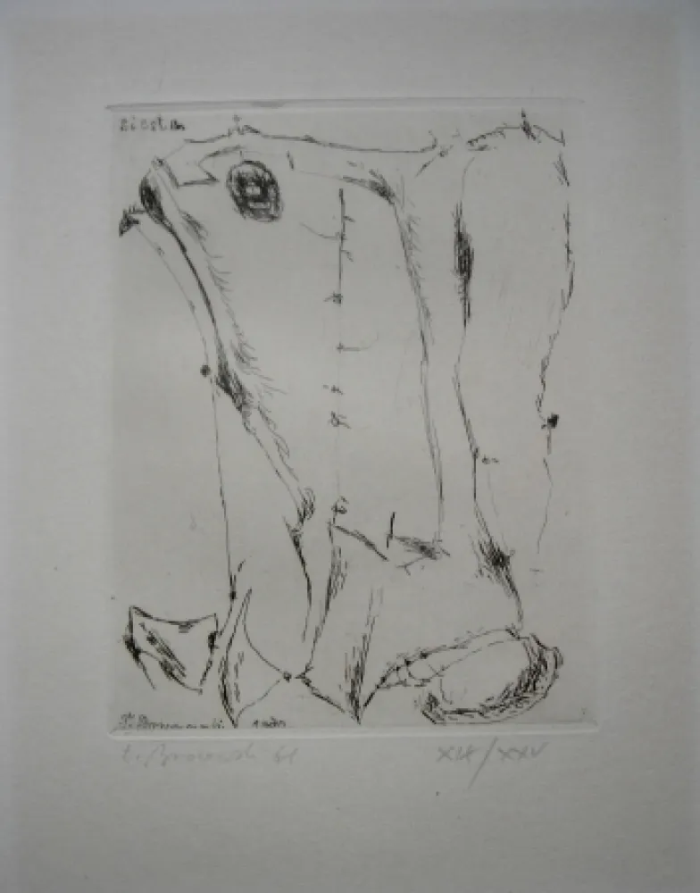 Radierung Brzozowski - The international avant garde 4