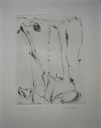 Radierung Brzozowski - The international avant garde 4