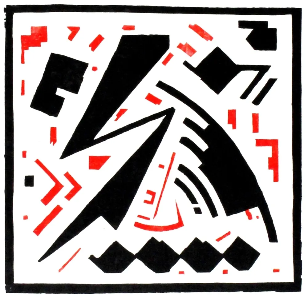 Holzschnitt Buchholz - Ohne Titel (No Title)