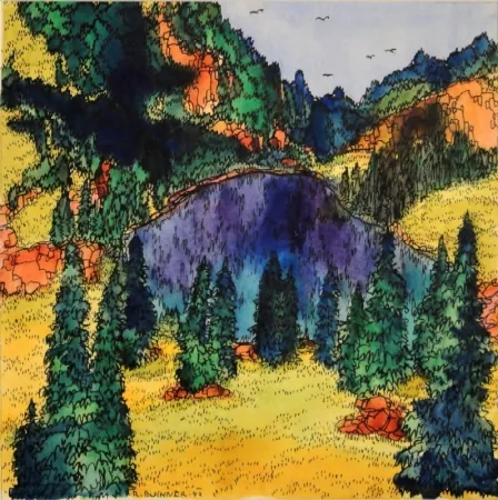 Monotypie Buchner - Untitled