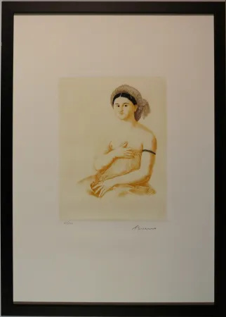 Lithographie Bueno - La Fornarina