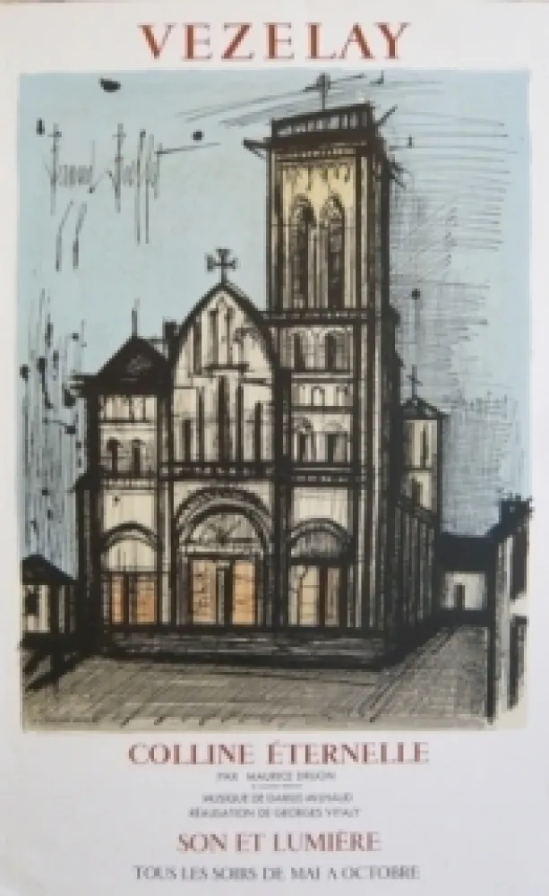 Plakat Buffet - Affiche exposition Vezelay