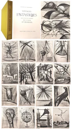 Illustriertes Buch Buffet - Bernard BUFFET Graveur - CYRANO DE BERGERAC. Voyages fantastiques aux états et empires de la lune et du soleil.
