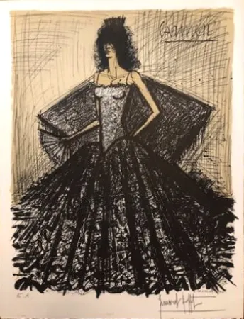 Lithographie Buffet - Carmen